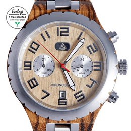 The Sandalwood - Handmade Vegan Wood Watch for Men