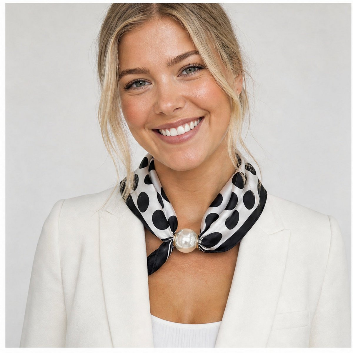 HS Pearl Scarf Dot Print - Multiple Colors