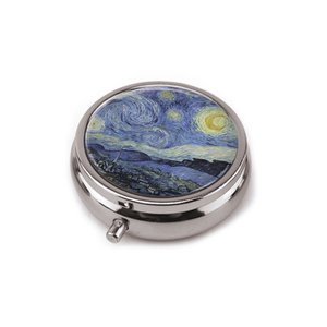 Pillbox , Starry night, Vincent van Gogh