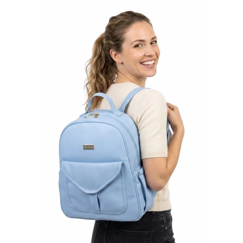 Sac à dos de maternité pour bébé en simili cuir