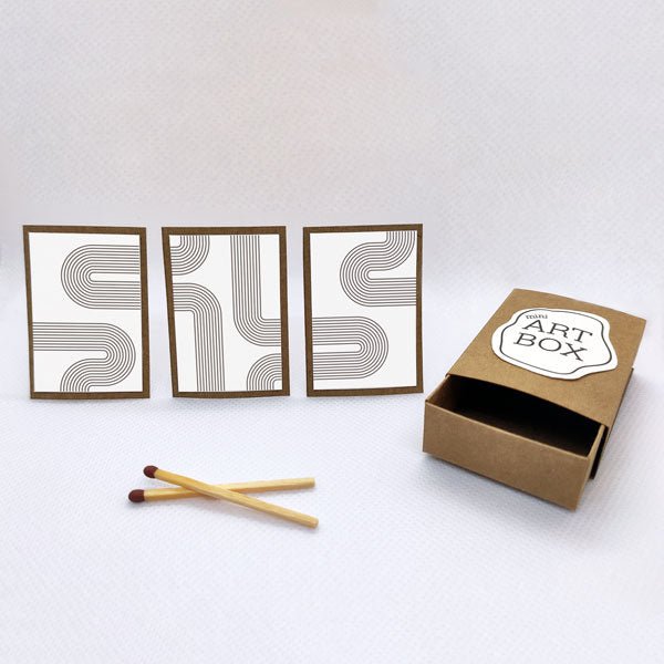 DIY Mini Art – ArtDeco (4 Stück)