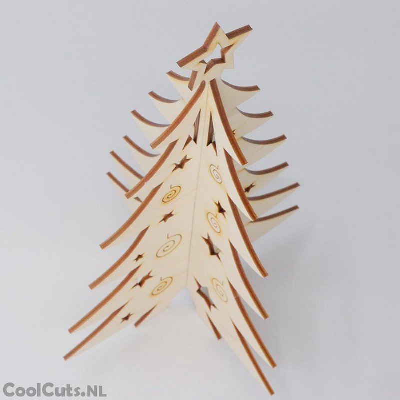 Sapin de Noël en bois 33cm