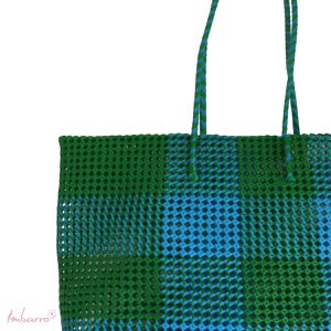 Shopper Liv Green/Blue