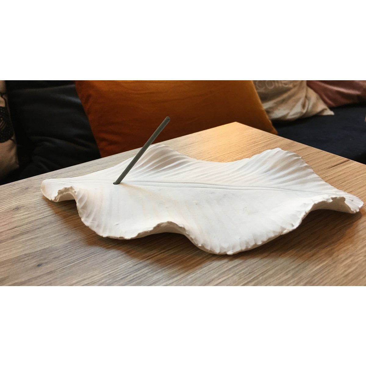White Leaf incense burner