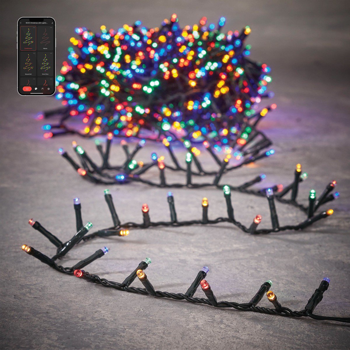 Kerstboomverlichting Smart lighting Meerkleurig