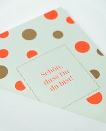 Thank you card Nice that you are here!