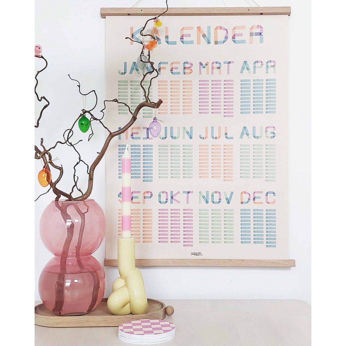 wall calendar - Creative notes