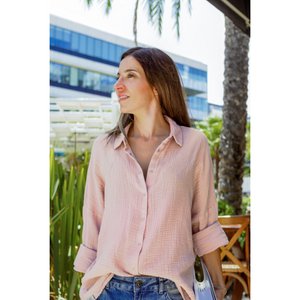 Oversize Musselin-Bluse "Maja"