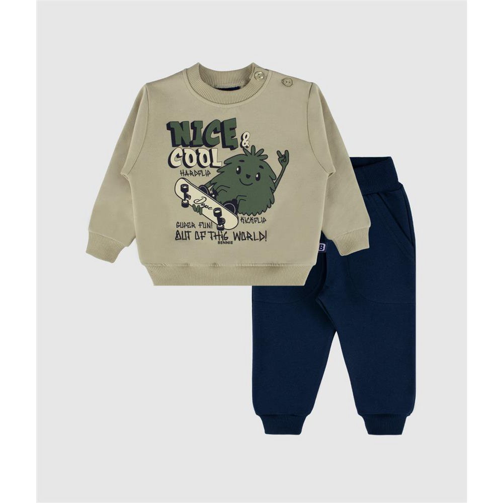 Schön cool – Skater-Set aus gebürstetem Fleece