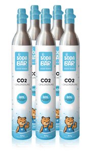 SodaBär© vervangende CO2-cilinder voor SodaStream & Co. 425g (60 l)