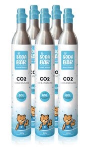 SodaBär© vervangende CO2-cilinder voor SodaStream & Co. 425g (60 l)