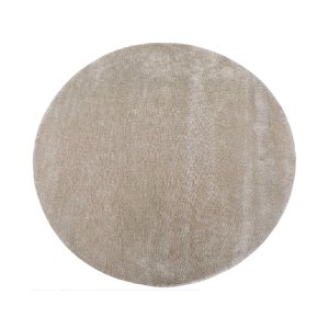 Hazer Rugs Mila - Taupe - Poliéster - 200x200 cm - Redonda 200 x 2 x 200 cm