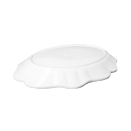Large White Serving Tray 48x37 cm in Ceramic