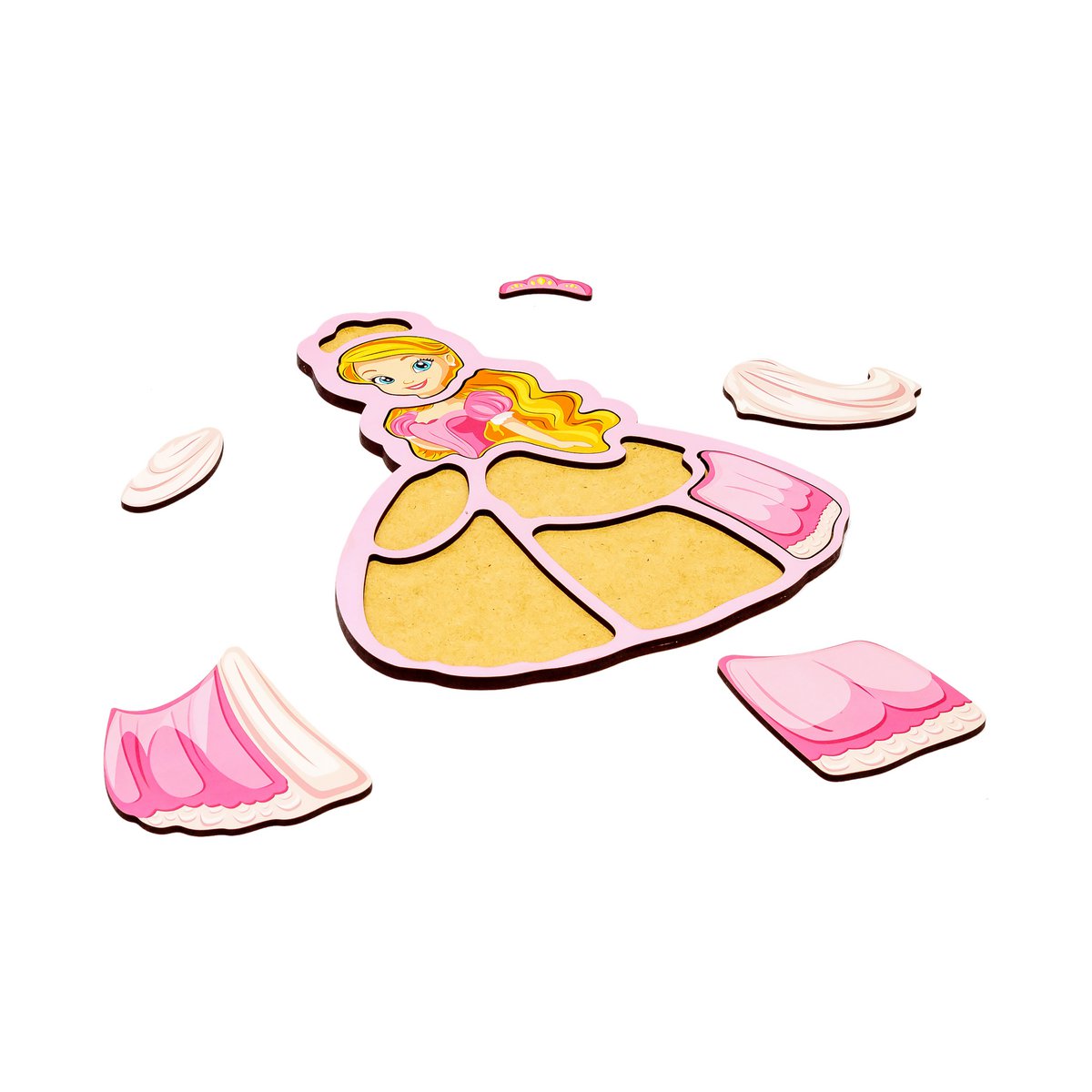 Wooden Princess Puzzle for Kids