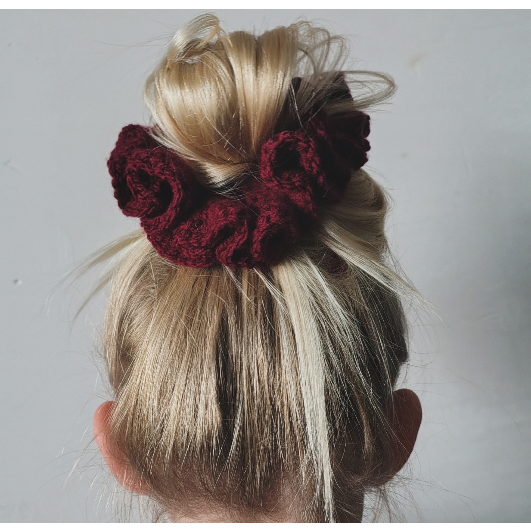 DIY Complete Package learning to crochet scrunchie