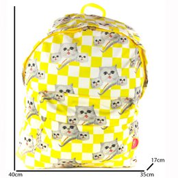 Mochila XL Gato amarillo (Yellow Catblocks)