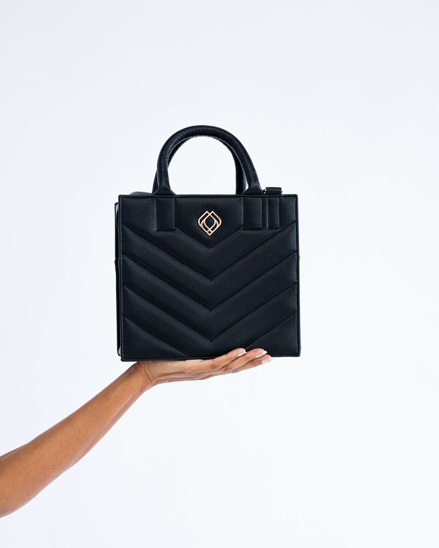 Boxbag Icon Corn Leather Black