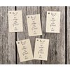 5 x Geschenkanhänger | Hier ist mein "Wir schenken uns nichts Geschenk" für dich | Graspapier Hangtag | 85 x 55 mm