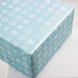 Geschenkpapier Schneeflocken II