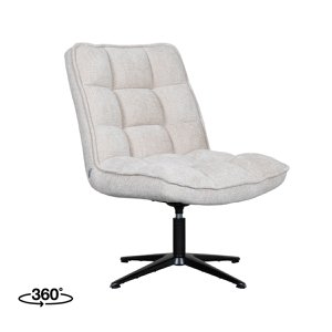 Sillón Hazer Vince - Natural - Chenilla - Talla única 63 x 91 x 74 cm