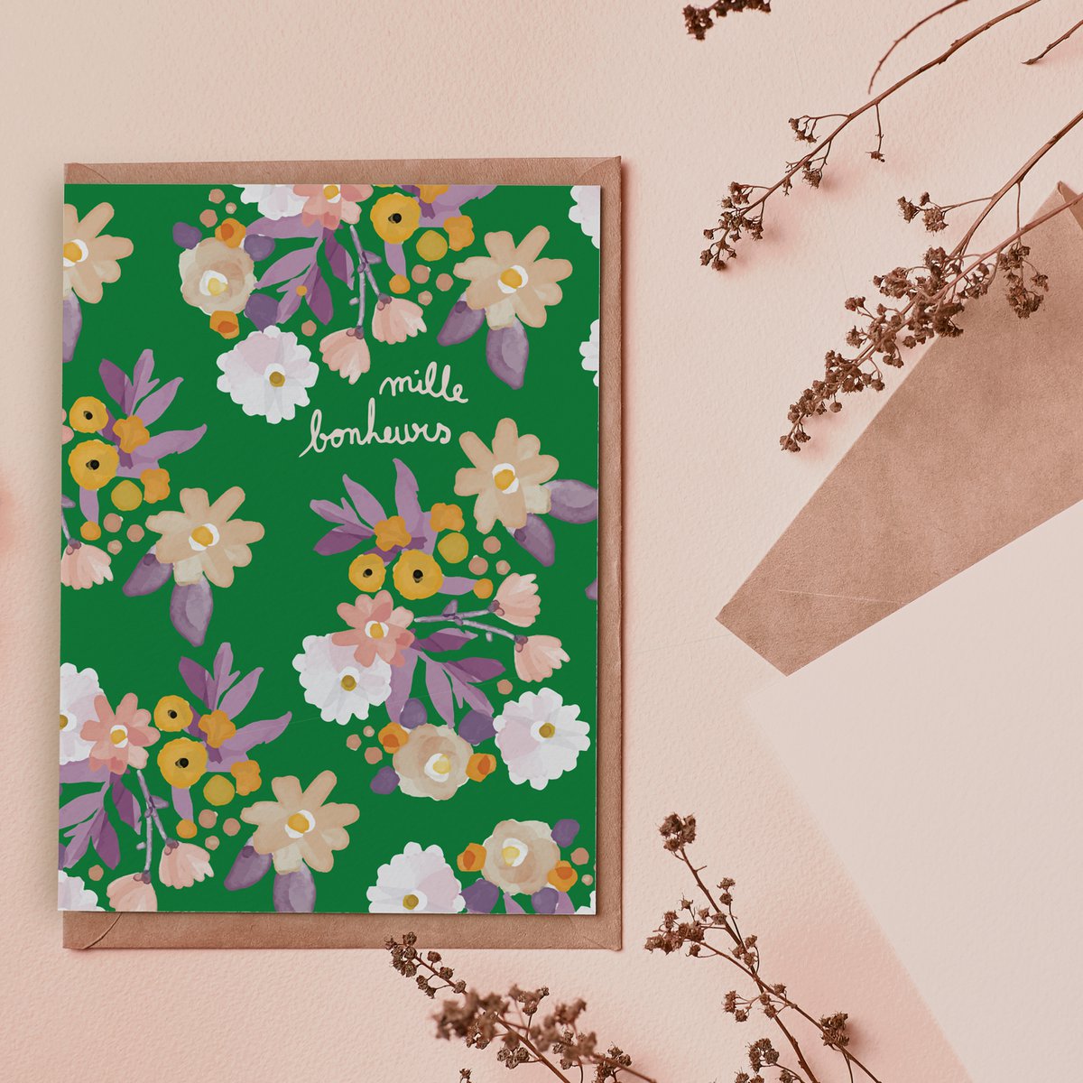 Double Card "Mille Bonheurs"