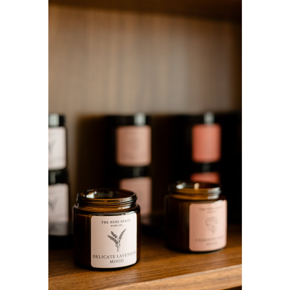 Rhubarb vibe candle - brownlas mini