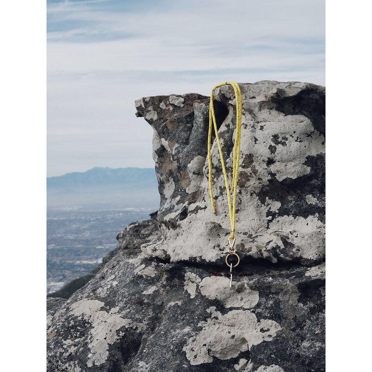 LANYARD KEY HOLDER (YELLOW REFLECT)