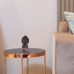 Buddha Statuette – Pink Toga – Zen and Feng Shui Decoration – Spiritual and Relaxed Atmosphere – Decorative Gift Idea