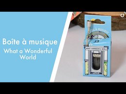 Muziekdoos "Wat een wondere wereld"