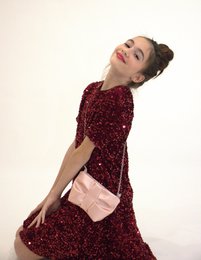 Sac bandoulière Moon - Rose doux