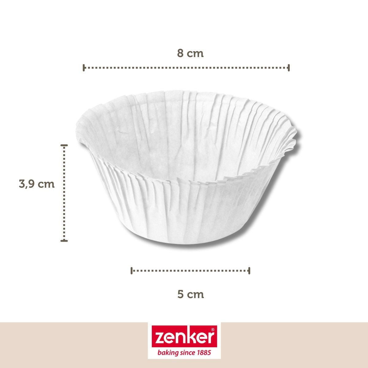 Zestaw 30 papierowych foremek na muffinki 5 cm Zenker Smart Pastry