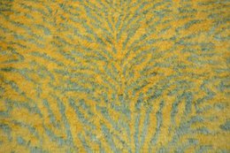 Moroccan Yellow Tiger Fluffy Shaggy Rug