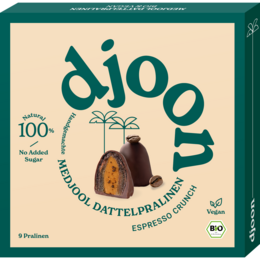 Økologiske dadelpraliner: Espresso Crunch