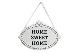 Metallschild Home sweet home 25,5x18 cm Isabelle Rose