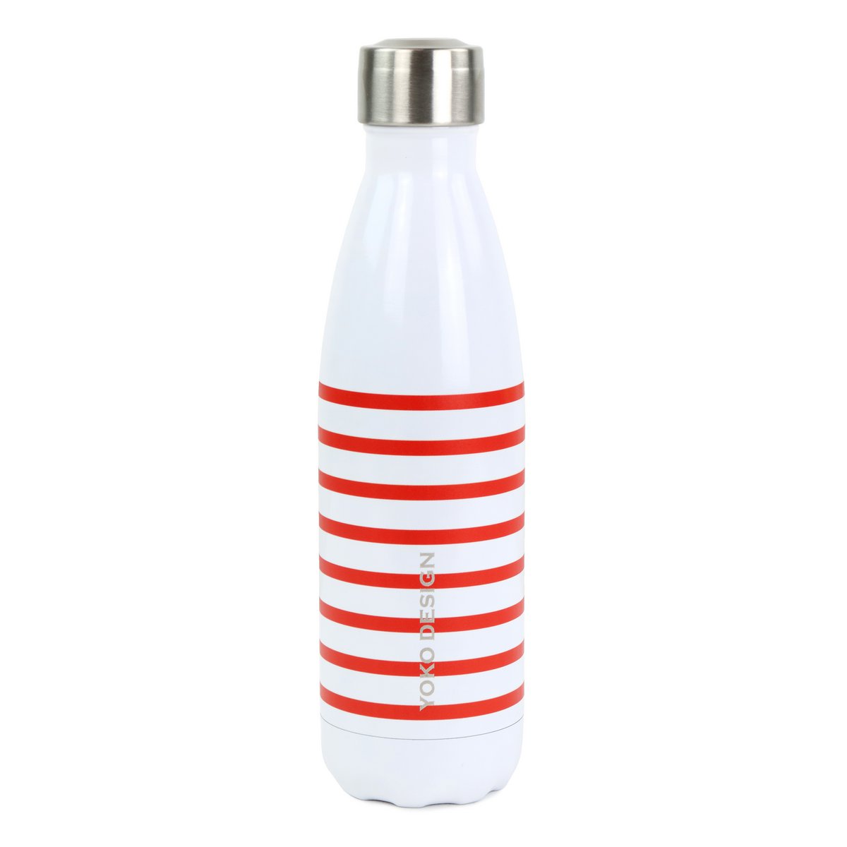 ISOTHERM BOTTLE WITH RED STRIPES 500 ML