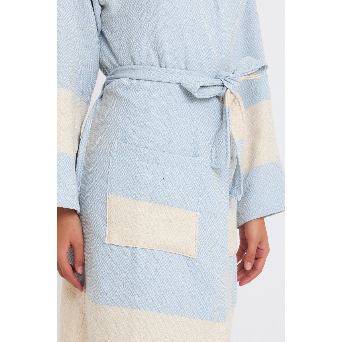 Diamond Bathrobe - Baby Blue