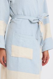 Diamond Bathrobe - Baby Blue