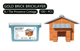 Kit de construcción STEAM DIY Cottage Casa de vacaciones - Ladrillo - ¡primero haz tus propios ladrillos y luego construye!