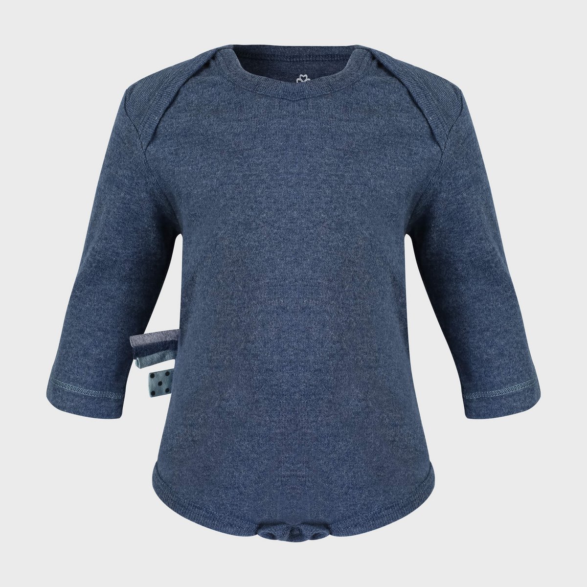 OrganicEra Body bio pour bébé L/S, Indigo
