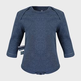 OrganicEra Body bio pour bébé L/S, Indigo