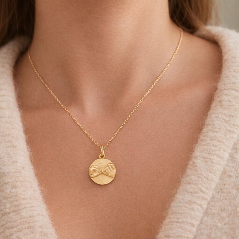 Pinky promise pendant