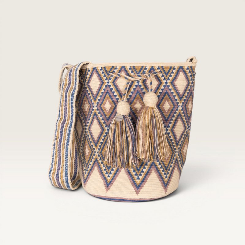 Geometrisk crossbody L | lilla