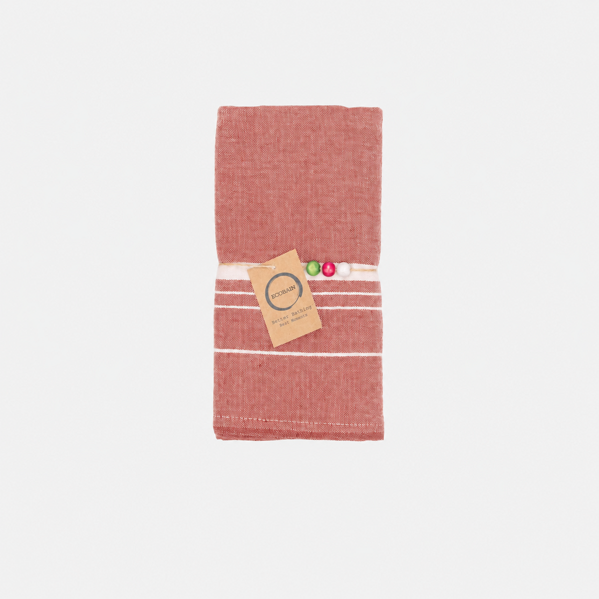 Serviette Ecobain "Cocon" | Brique Brûlée (Rostrot)