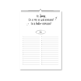 fødselsdagskalender A4