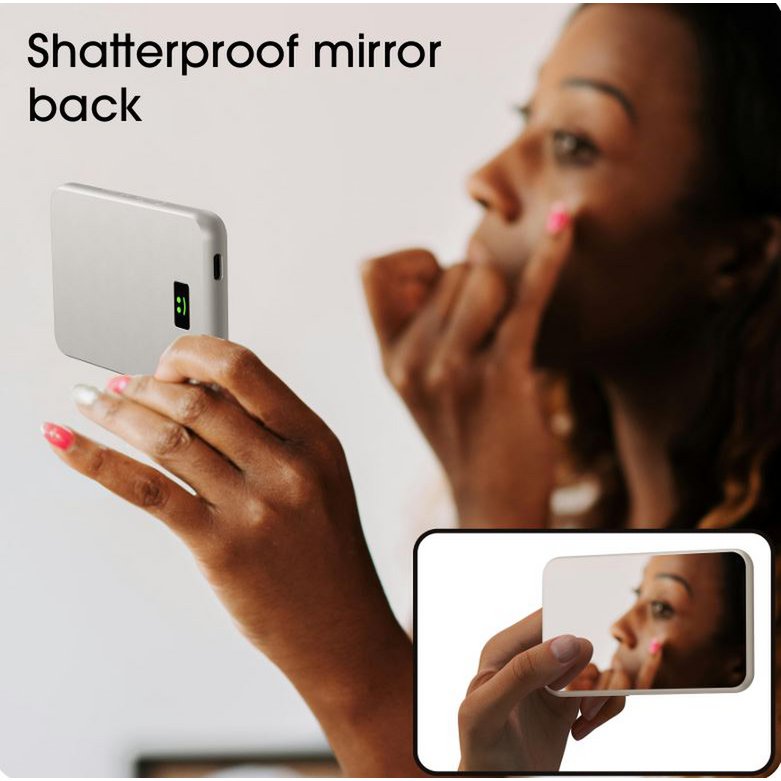 🔋 Smile Gan 100W - PowerBank 5000 Mah Wireless Magsafe with mirror 🔋