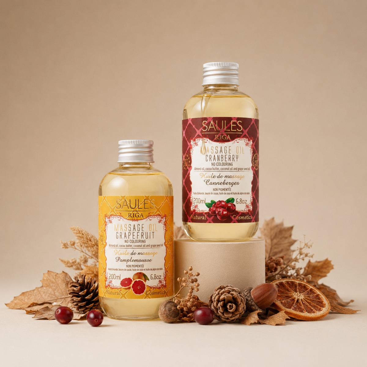 MASSAGEOLIE 200 ml - 23 variaties