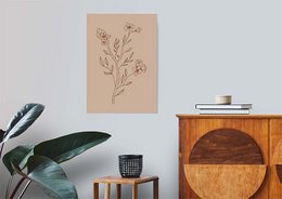 Moderne blomstergrenpanel