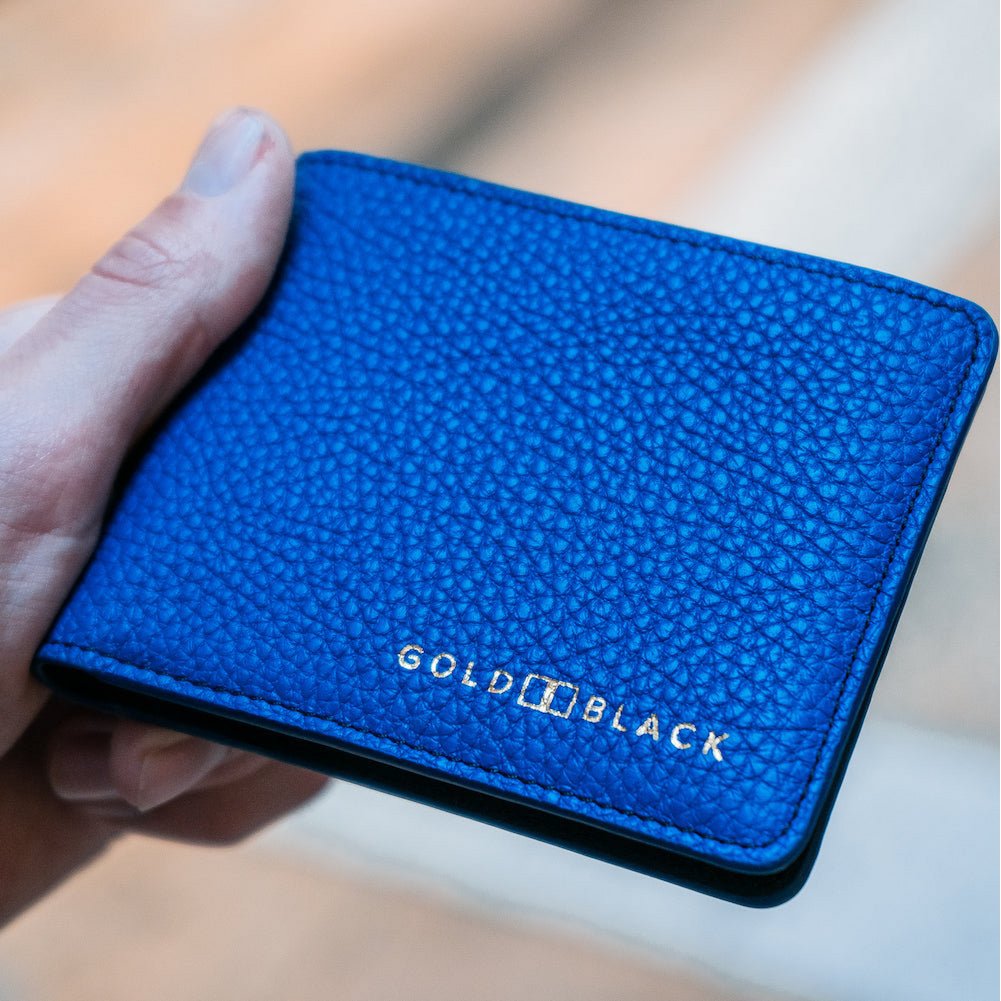 Wallet GM leather nappa blue