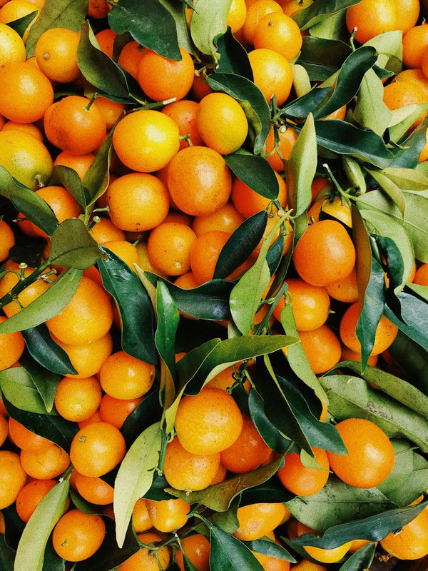 Duftlys "sød orange" - frugtagtig og forfriskende