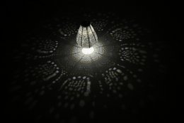 Lumiz Solar Lampion Paisley Tulip - 20cm - Zilver